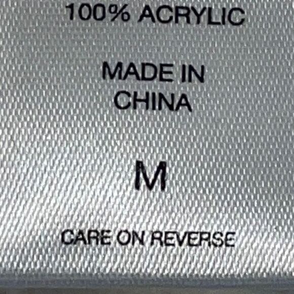 New York & Co. white V-neck sweater 3/4 raglan sleeves fancy stitch M - Picture 10 of 12